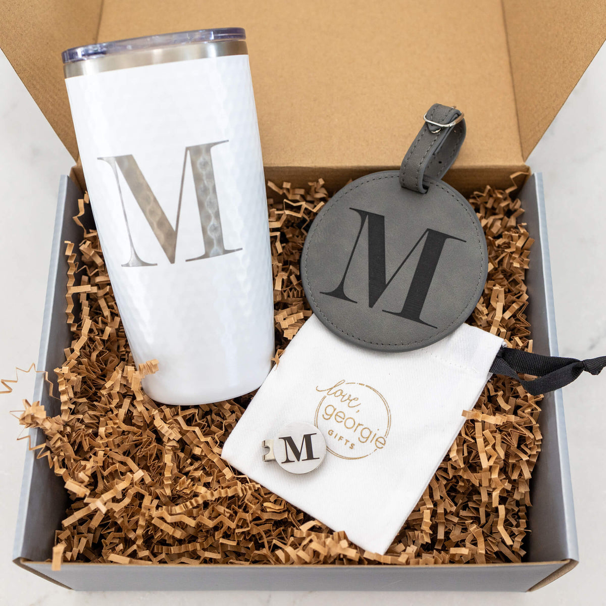 Personalized Golfer's Gift - 3pc Gift Set