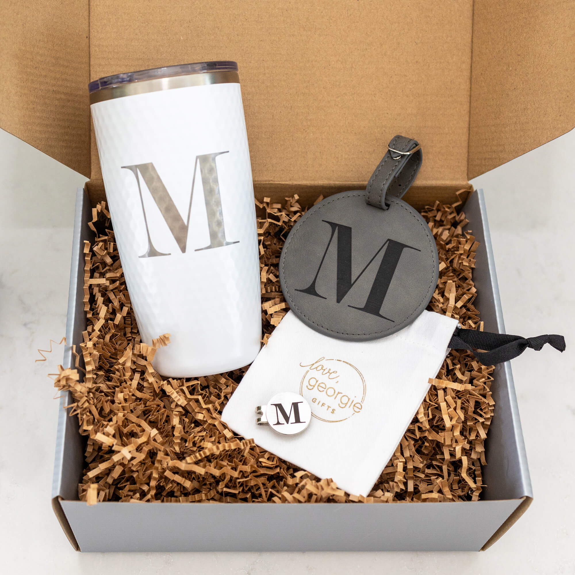 Personalized Golfer's Gift - 3pc Gift Set
