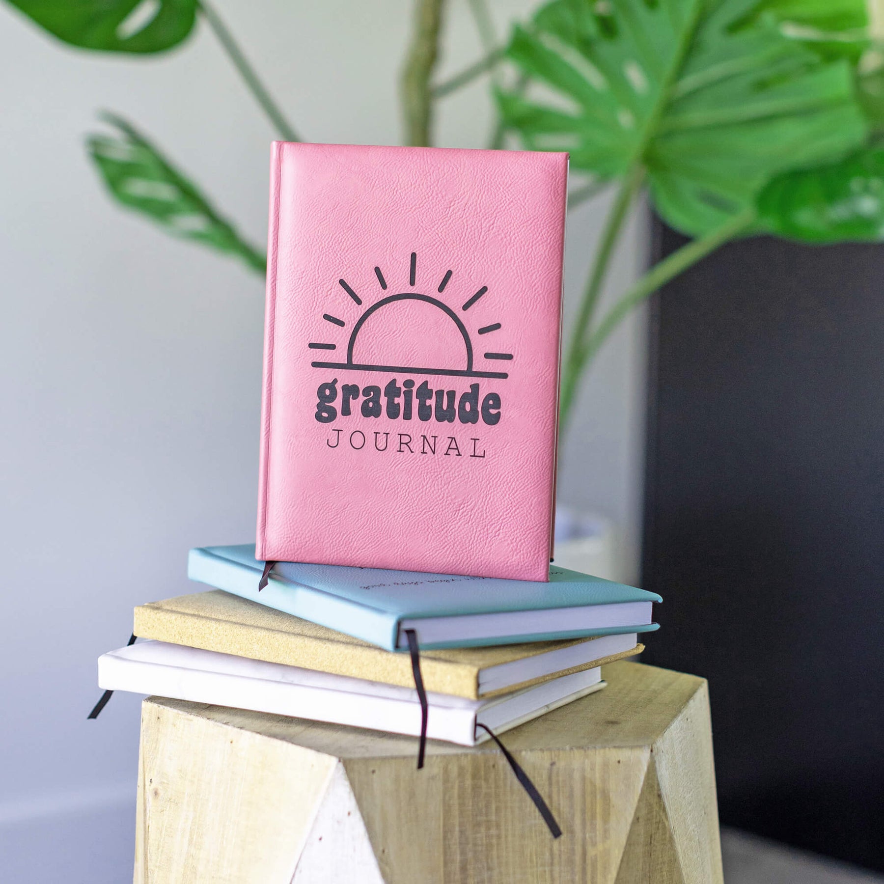 Personalized Vegan Leather Journal - Custom Gratitude Journal - Love ...