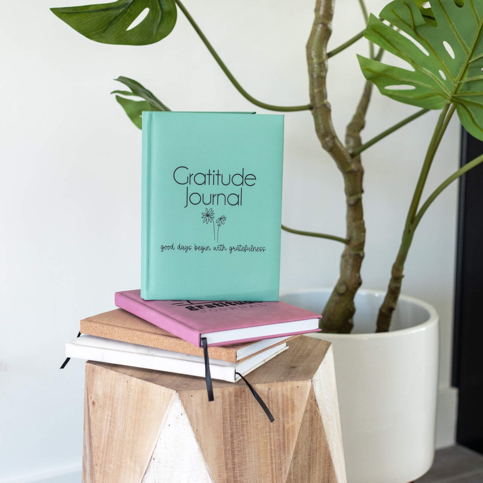 Gratitude Journal in Vegan Leather Cover