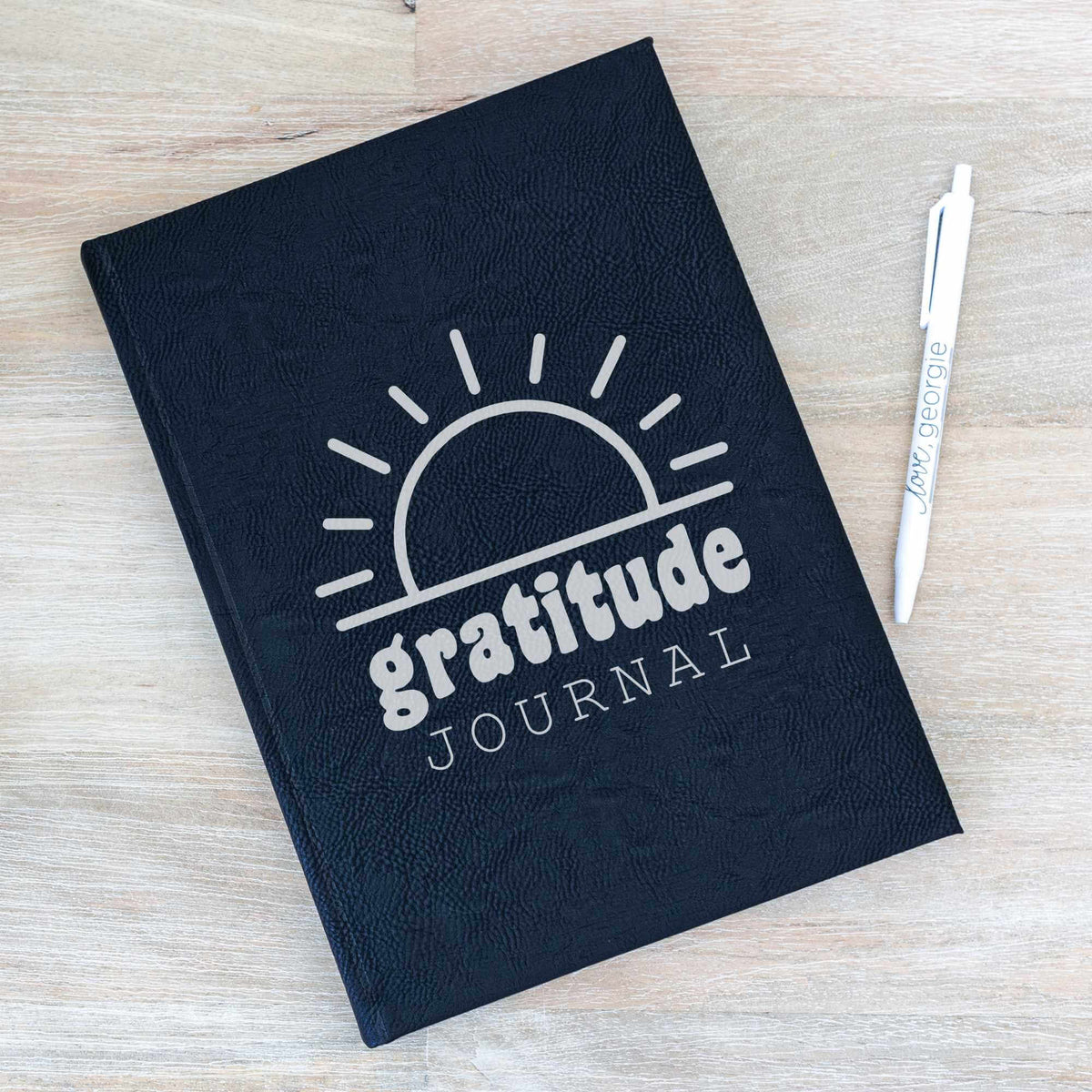 Gratitude Journal in Vegan Leather Cover