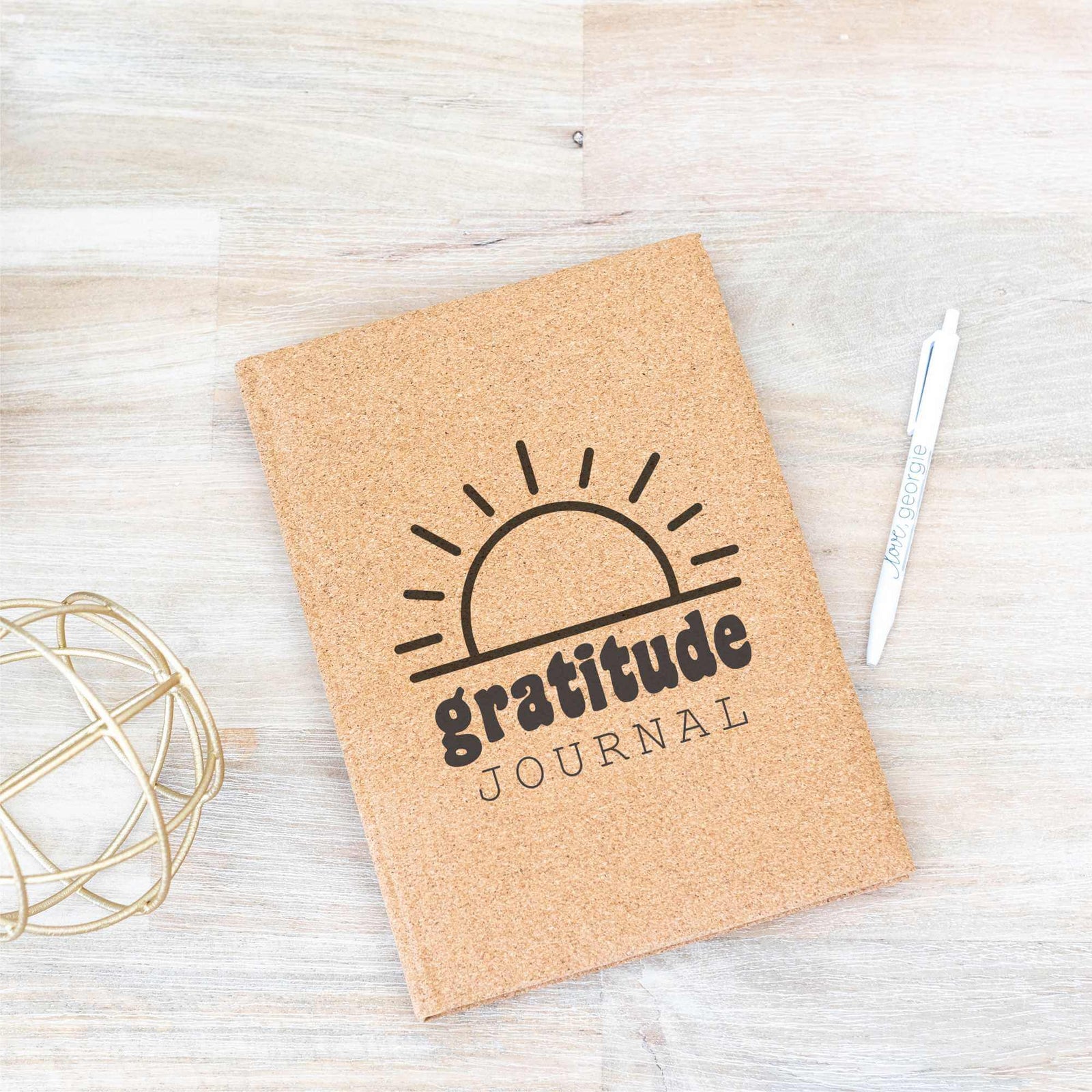 Gratitude Journal in Vegan Leather Cover