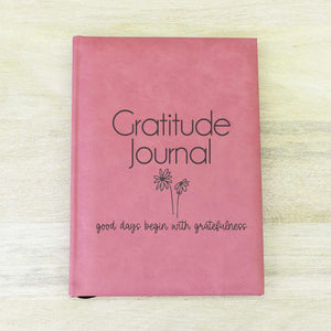 Gratitude Journal in Vegan Leather Cover