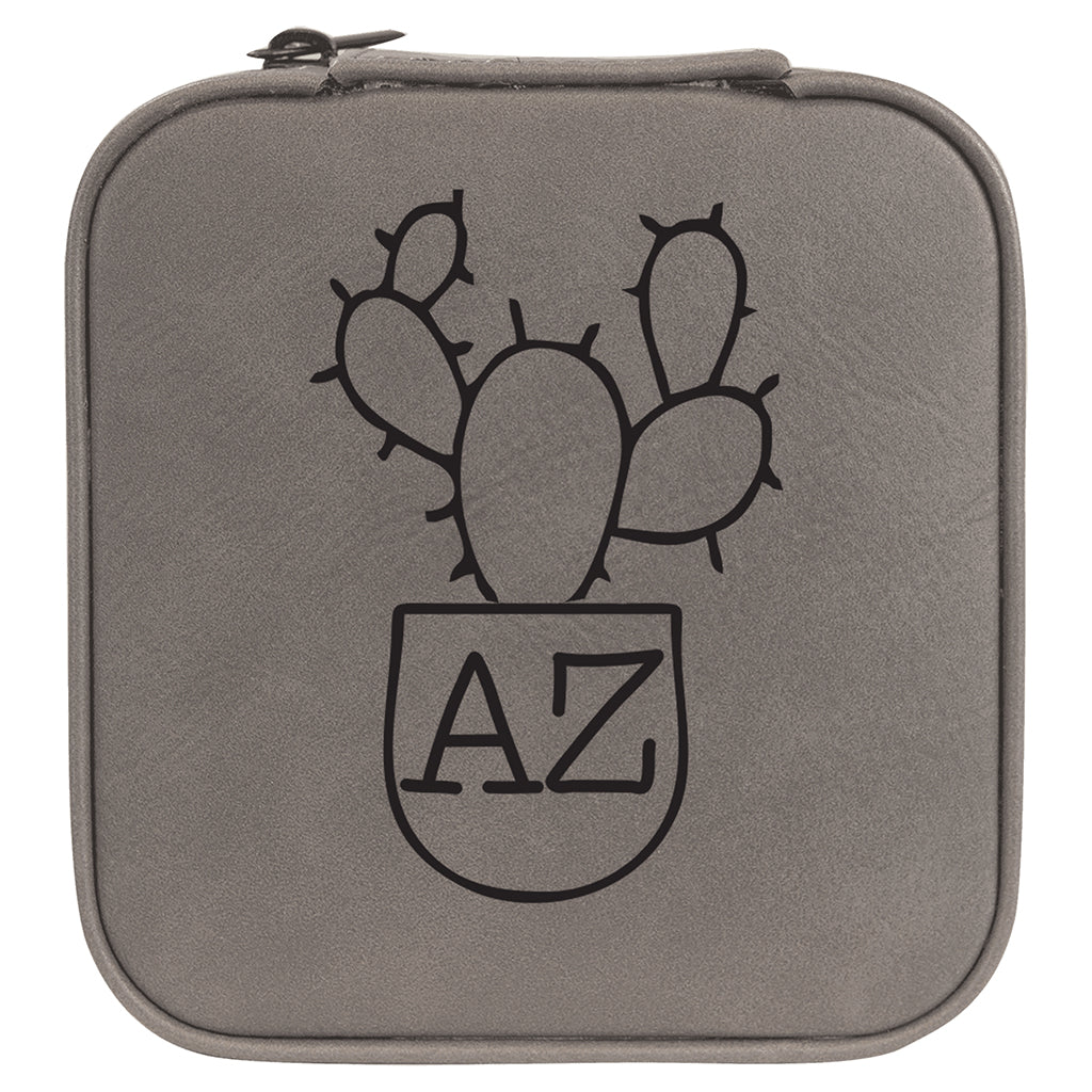 AZ Cactus - Travel Jewelry Case
