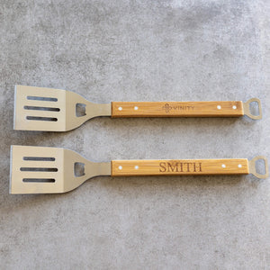 BBQ Spatula with Bottle Opener - Business Logo