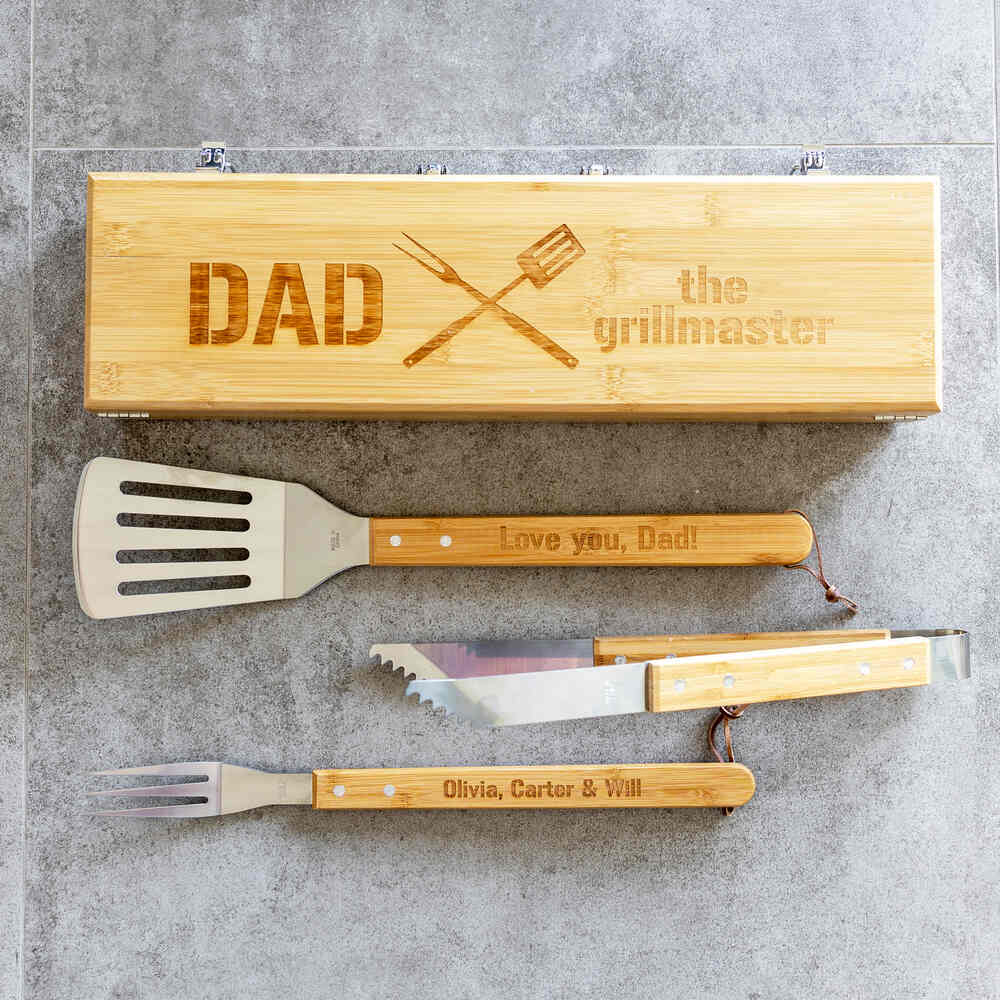 Dad&#39;s Grill Tools and Box