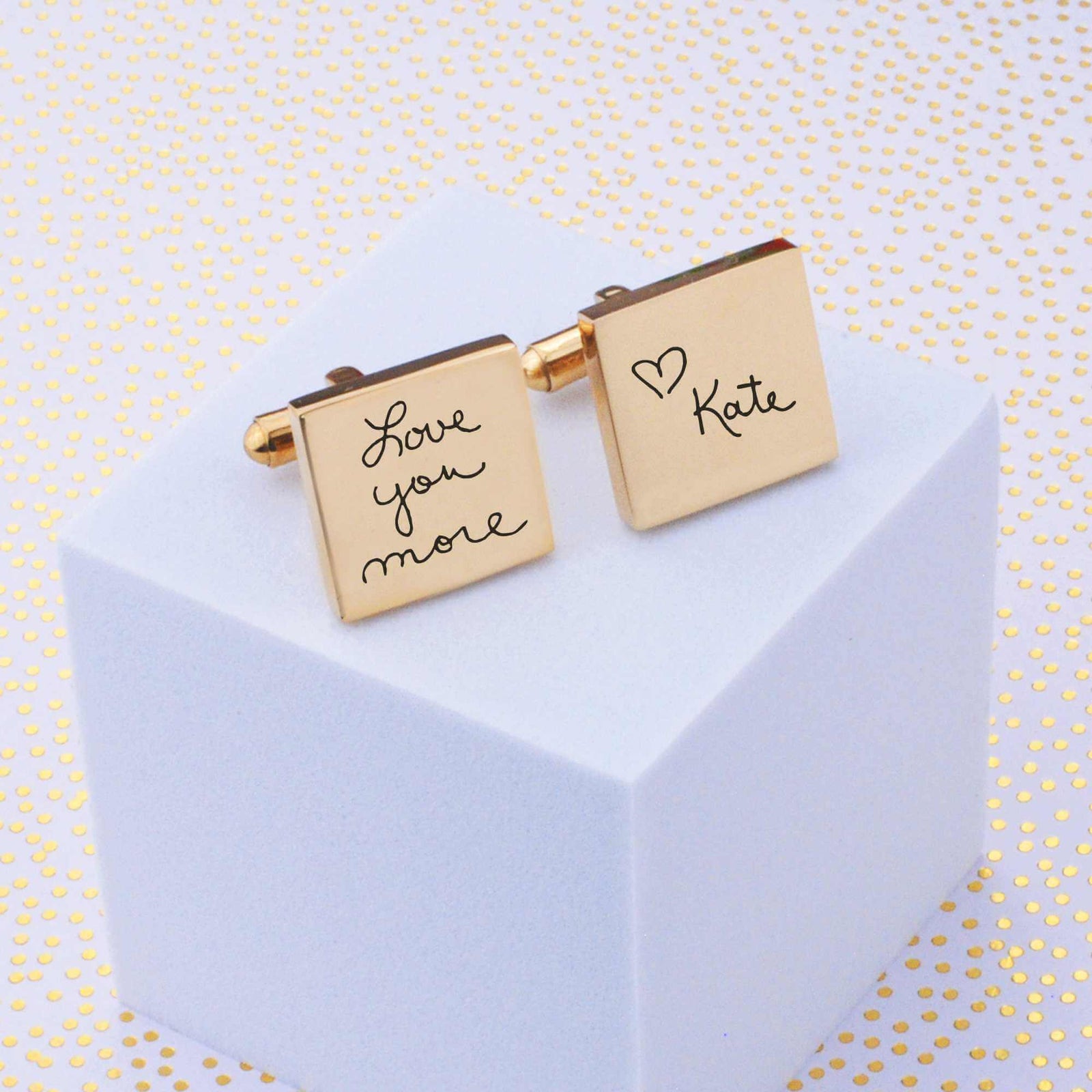 Custom Handwriting Cufflinks