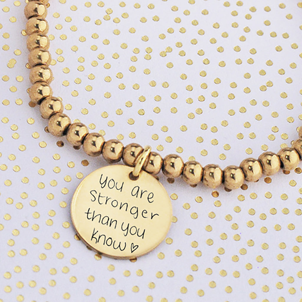 Handwriting Stretch Bracelet for Encouragement