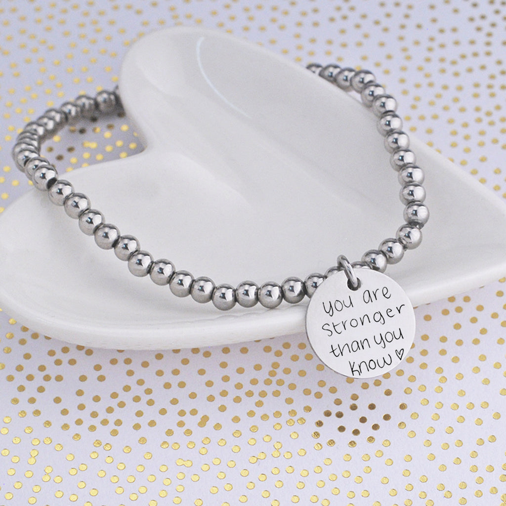 Handwriting Stretch Bracelet for Encouragement