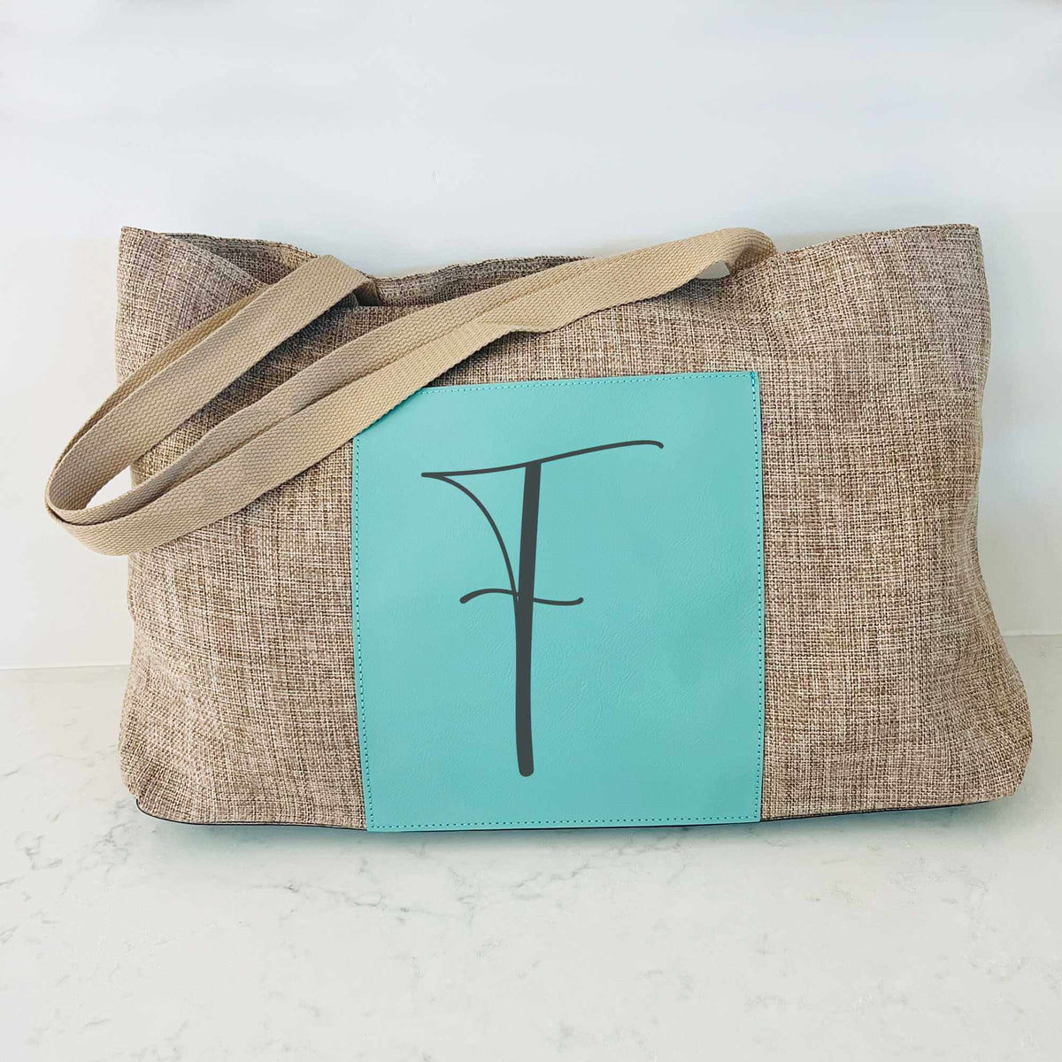 Personalized monogram Bridesmaid Beach Tote Bag, Custom wedding Burlap Bags  Customized Maid of Honor Burlap Beach Tote Bags