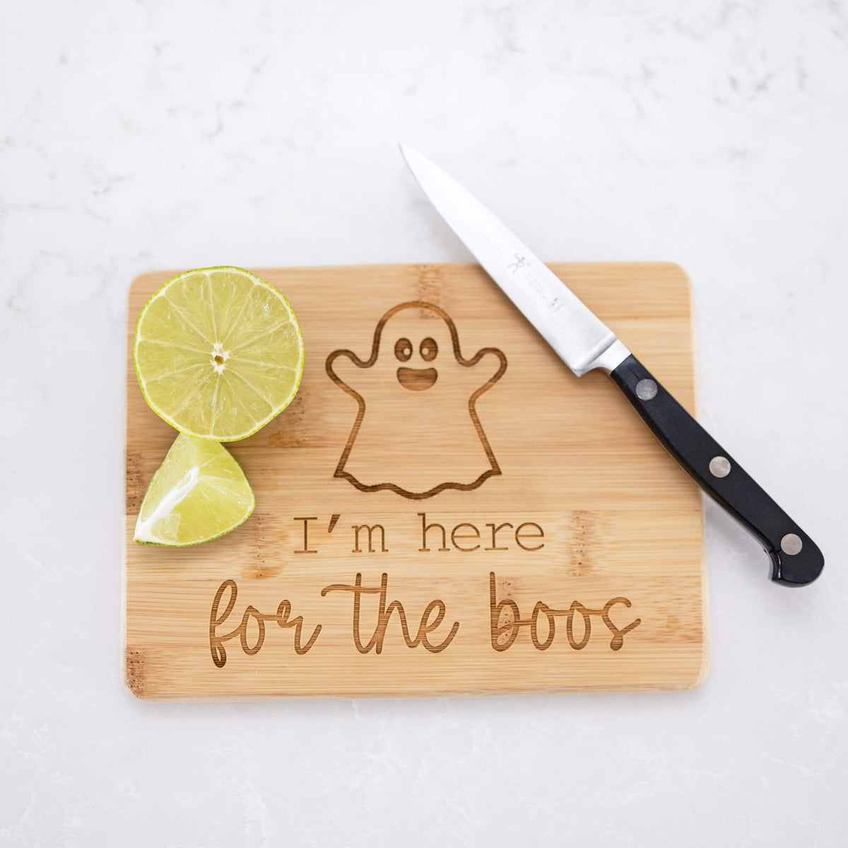 I&#39;m Here for the Boos - 6 x 8 inch Bar Board