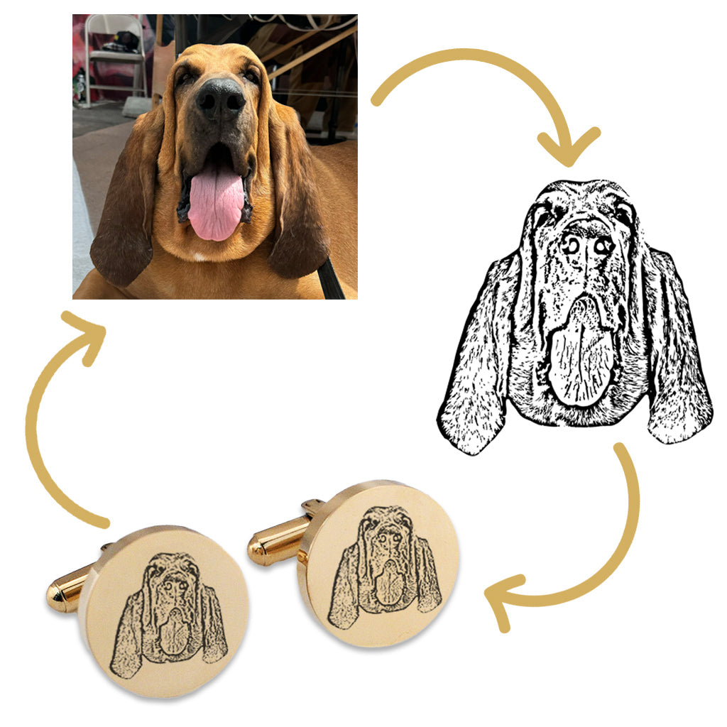 Pet Photo Cufflinks