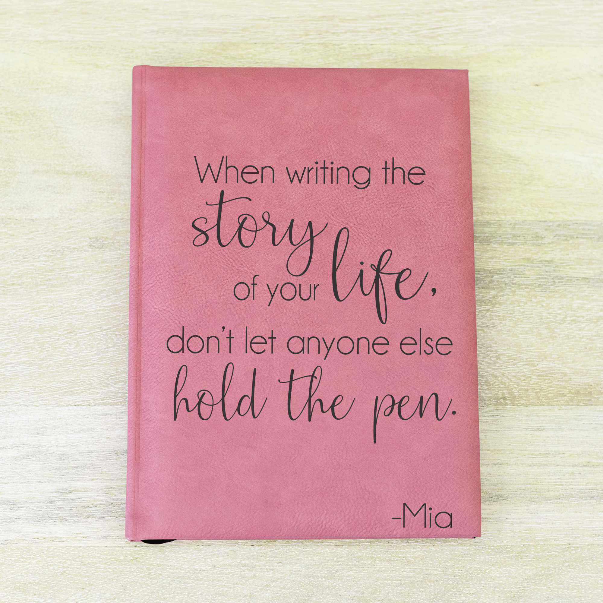 Journal with Name and Quote - Love, Georgie