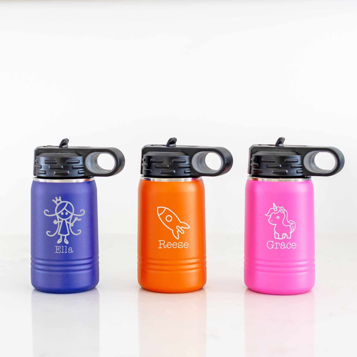 Kid's Personalized 12 oz Water Bottle