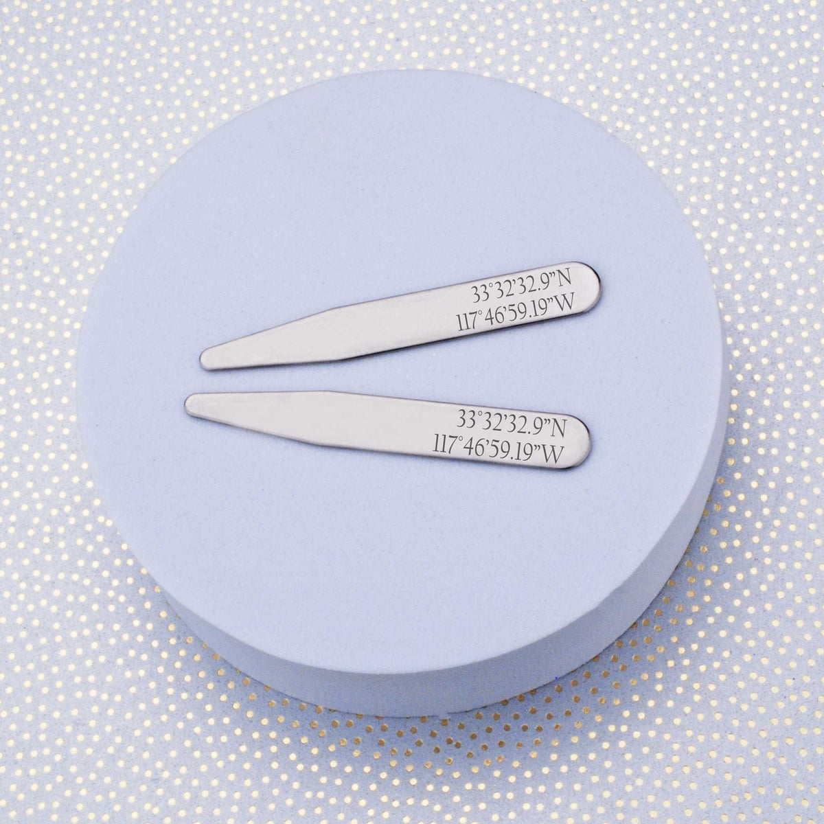 Latitude Longitude - Collar Stays