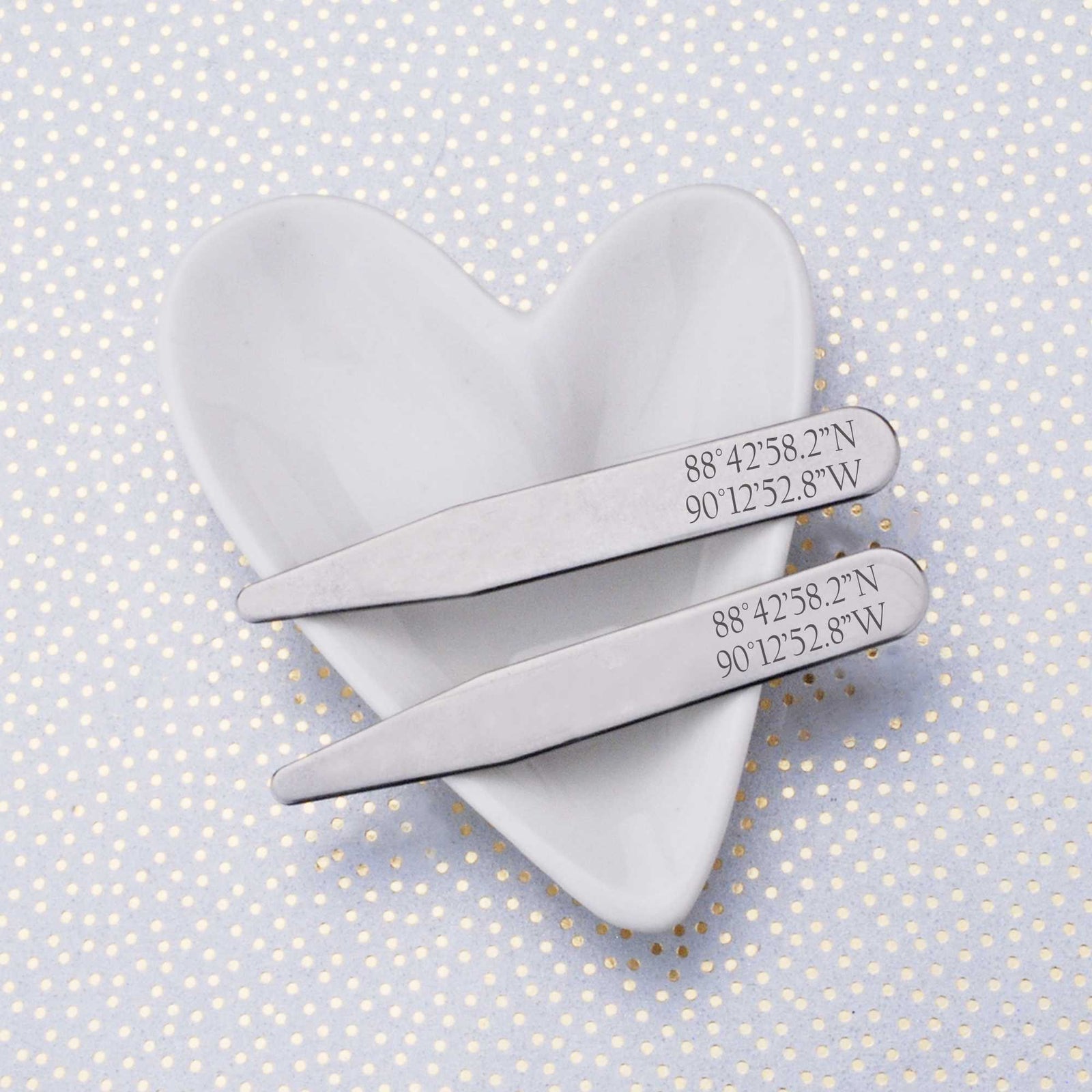 Latitude Longitude - Collar Stays