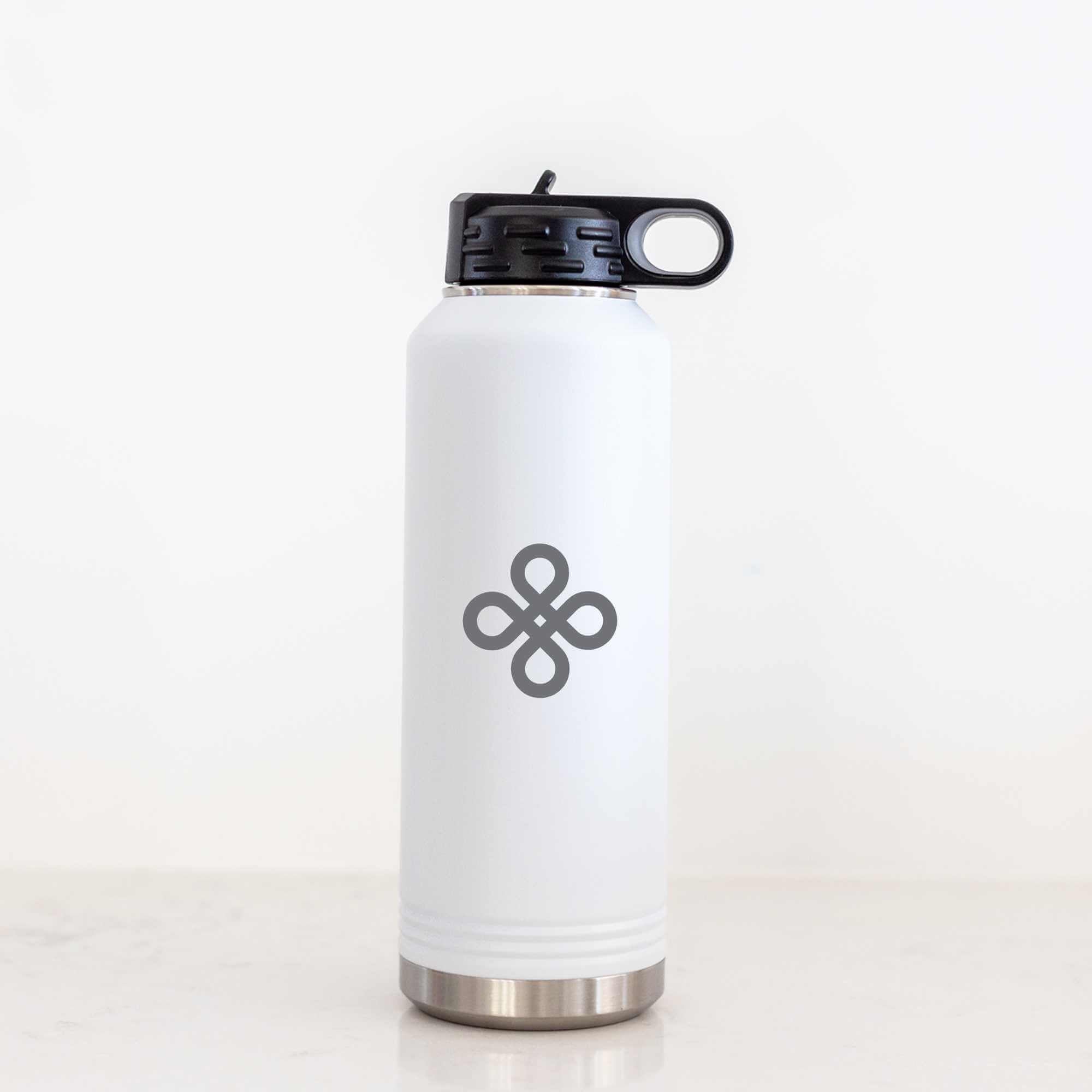 40 oz Insulated Steel Water Bottle with Business Logo