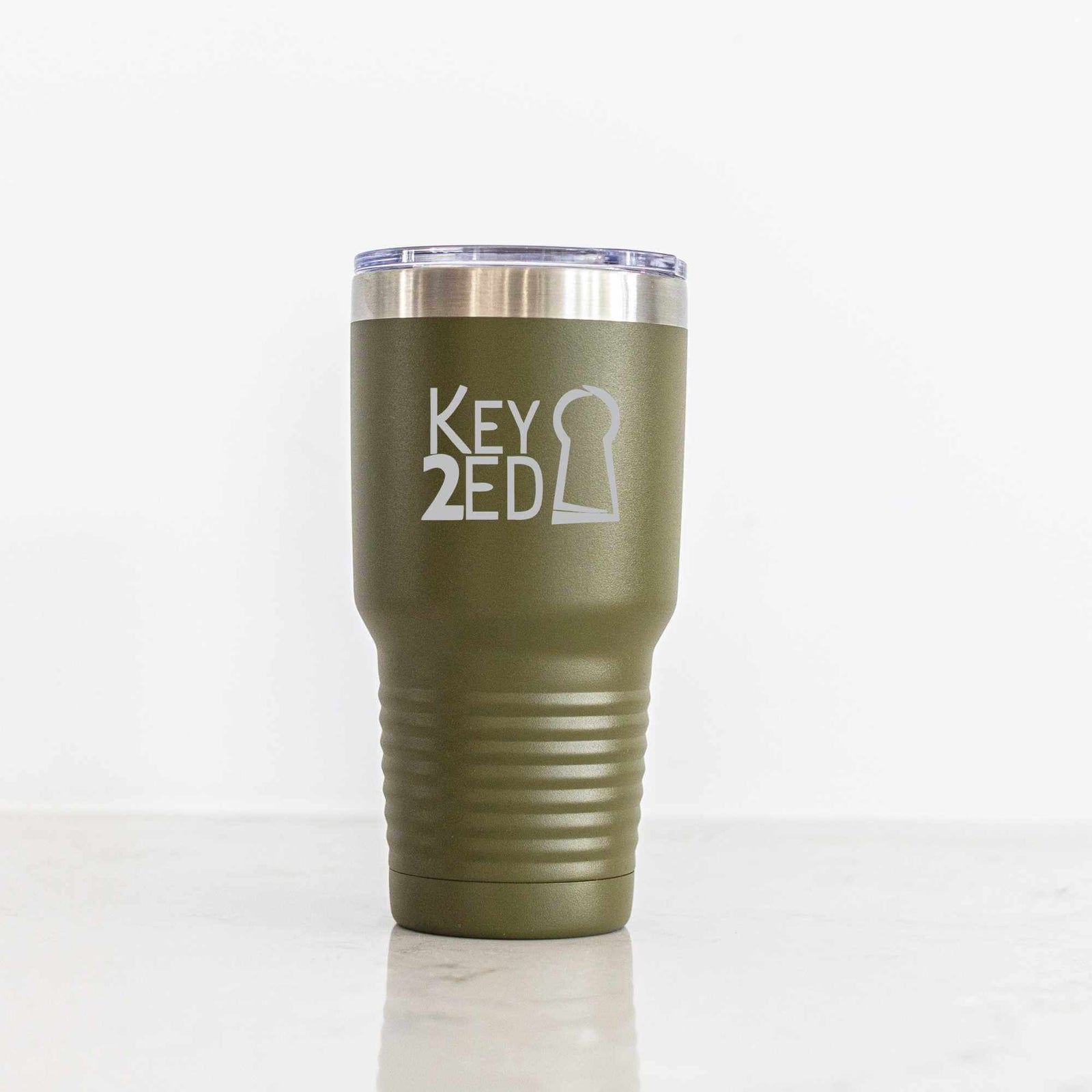 Insulated Ringneck Tumbler with Business Logo - 30 oz.