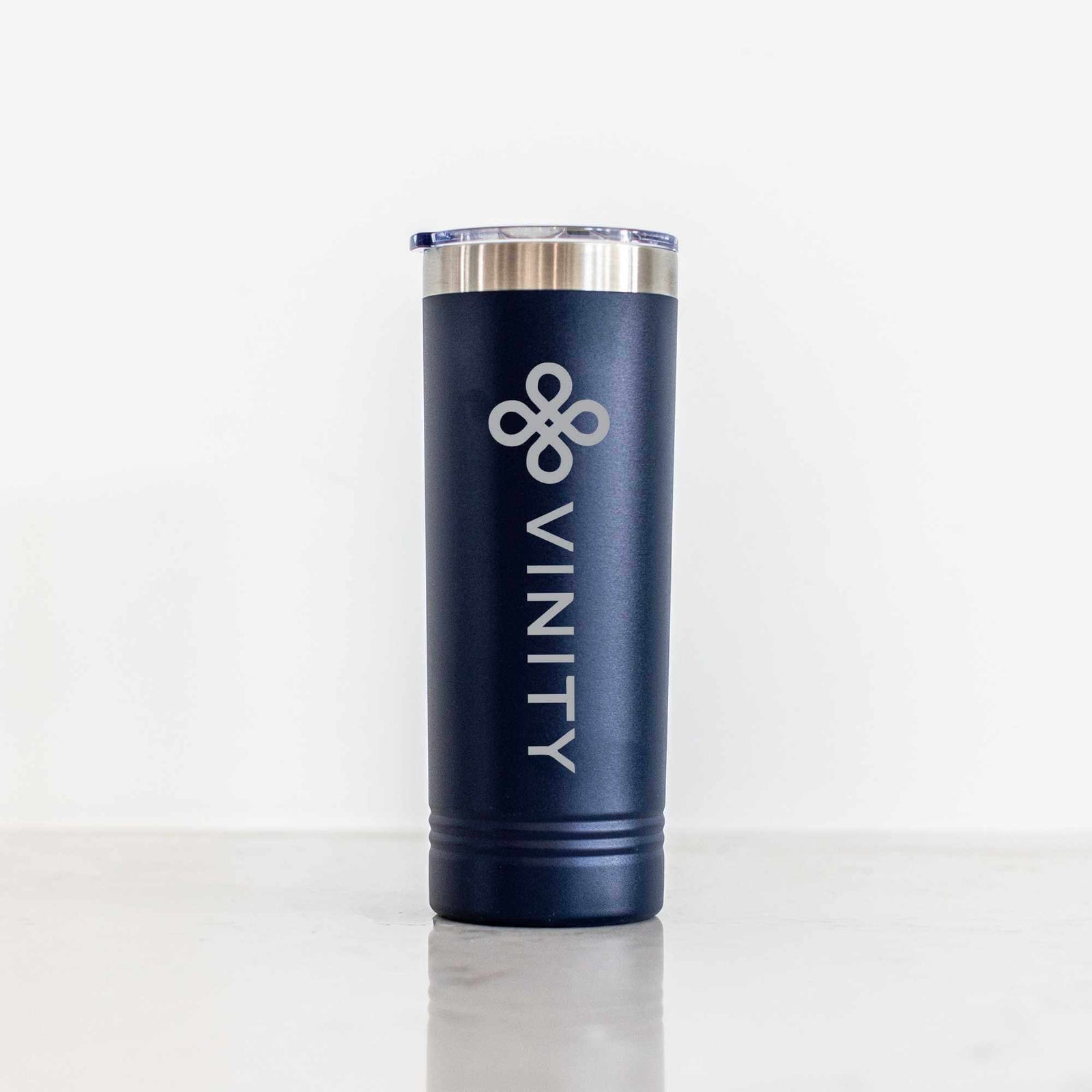 Insulated Skinny Tumbler with Business Logo - 22 oz.