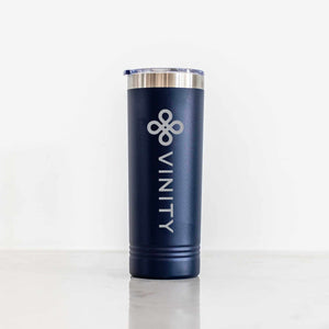 Insulated Skinny Tumbler with Business Logo - 22 oz.