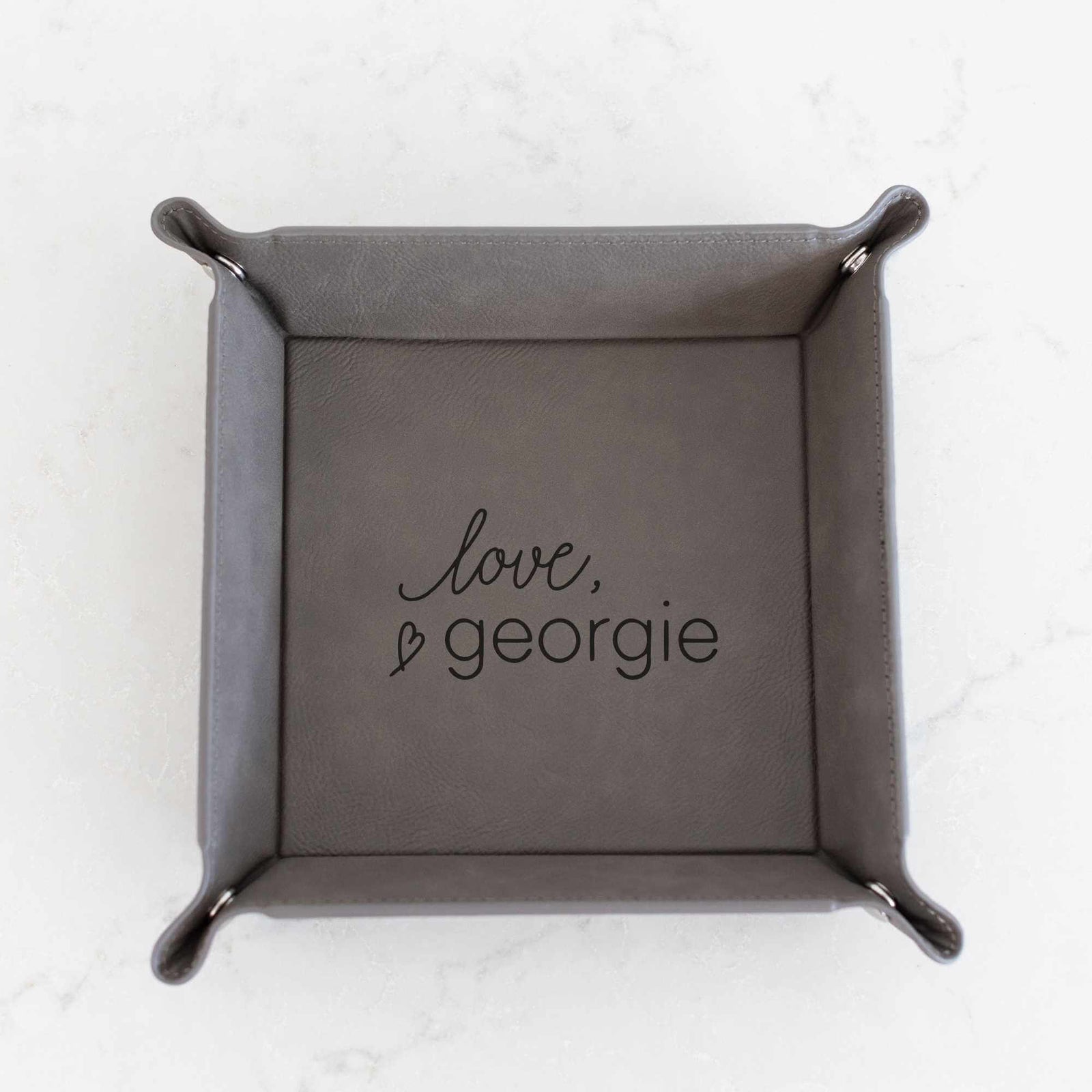 Business Logo Valet Tray