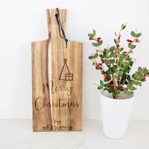 Personalized Christmas Serving Board