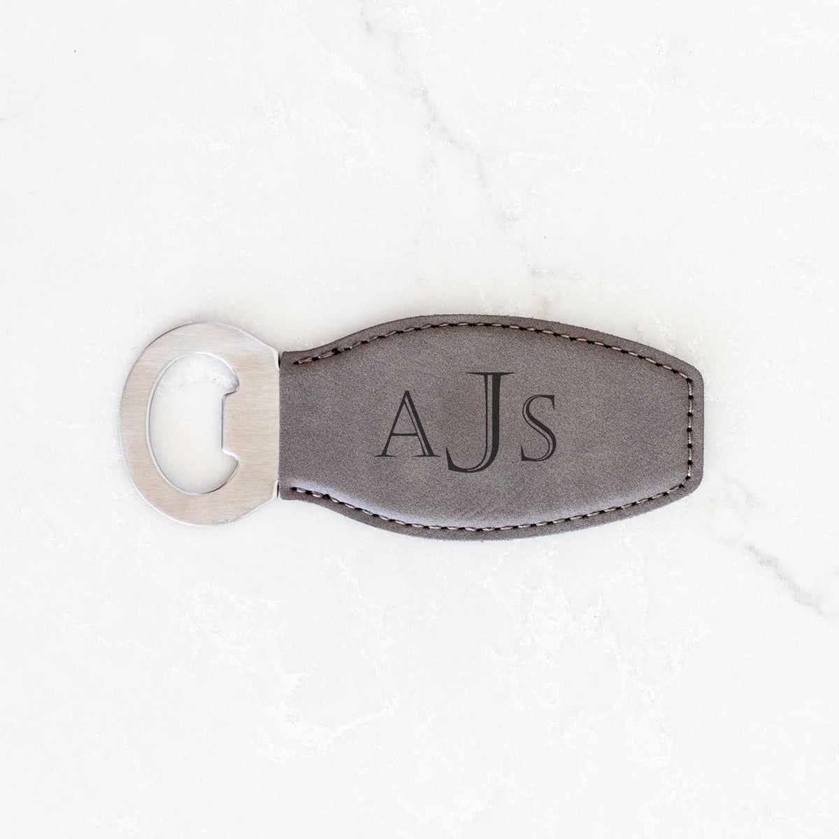 Monogrammed Bottle Opener with Magnet