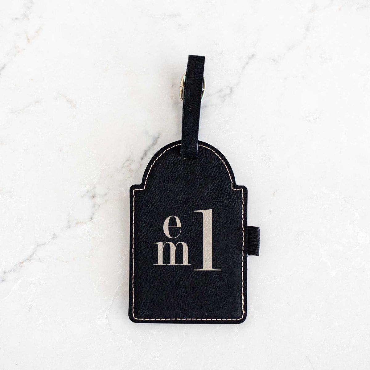 Monogrammed Golf Bag Tag with Tees