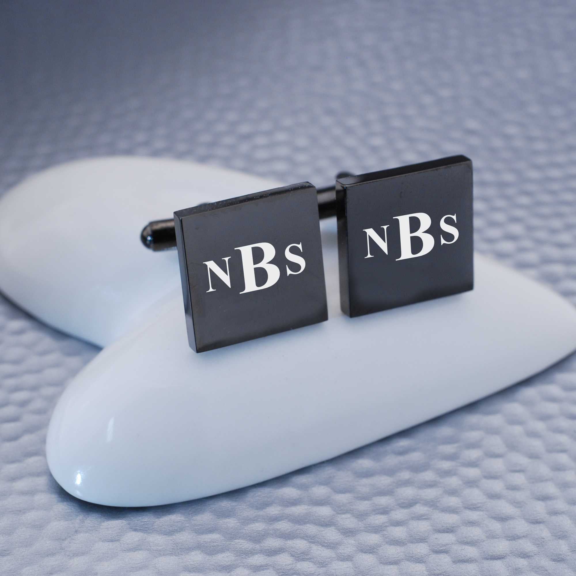 Monogrammed Cufflinks - Cufflinks Custom - Love, Georgie