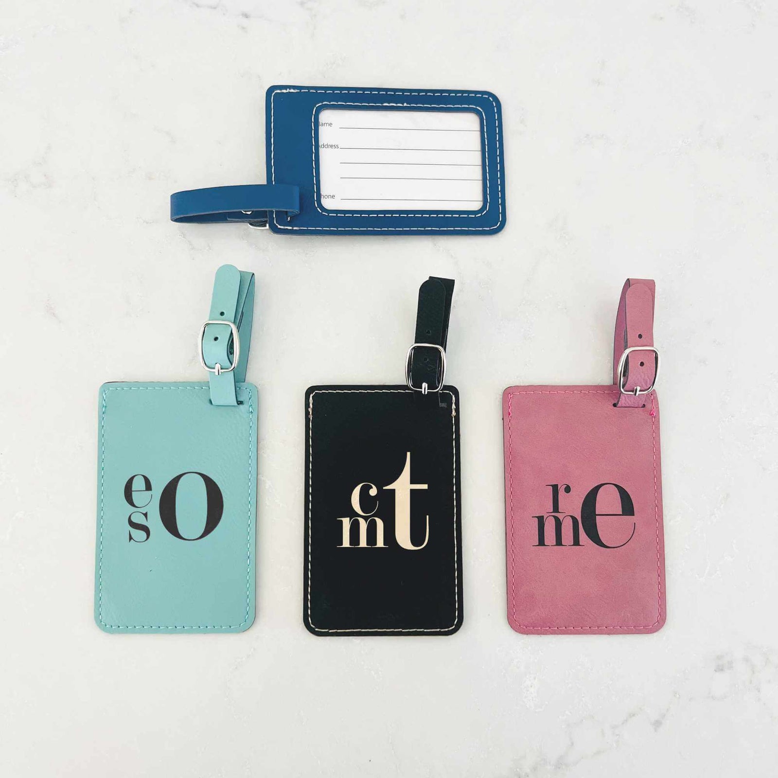 Modern Monogram - Luggage Tag