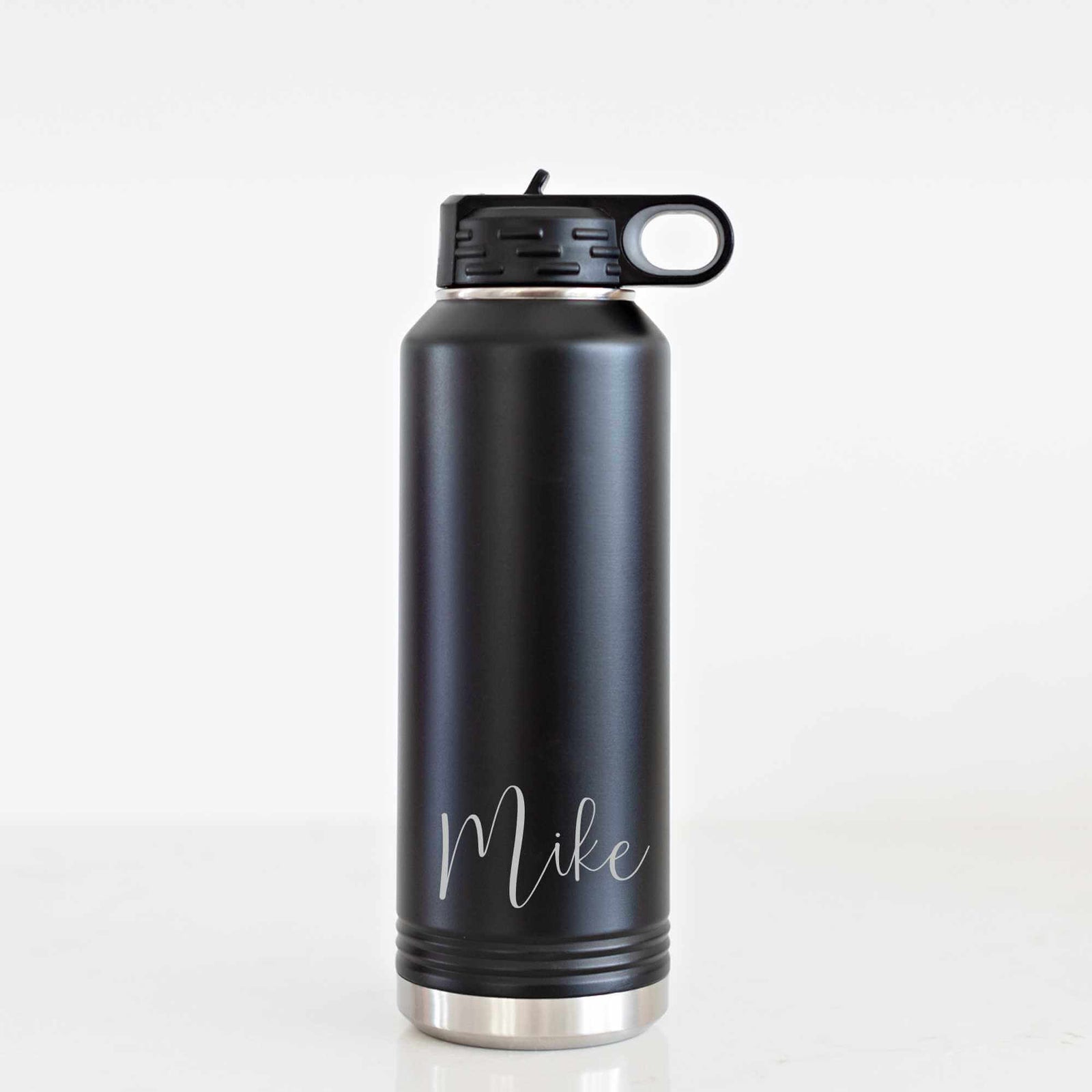 40 oz Insulated Steel Water Bottle with Name