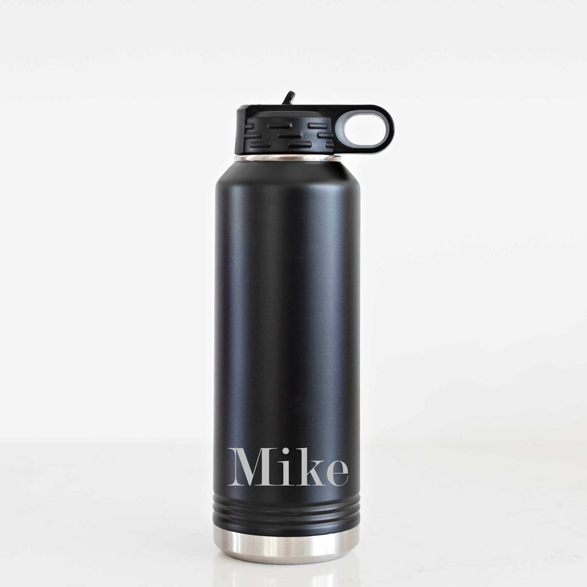 40 oz Insulated Steel Water Bottle with Name