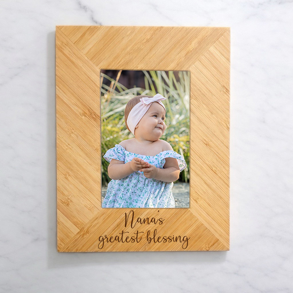 Bamboo Frame Grandma's Greatest Blessings
