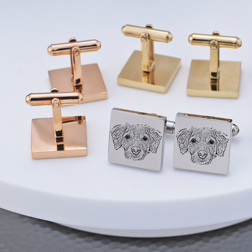 Pet Photo Cufflinks