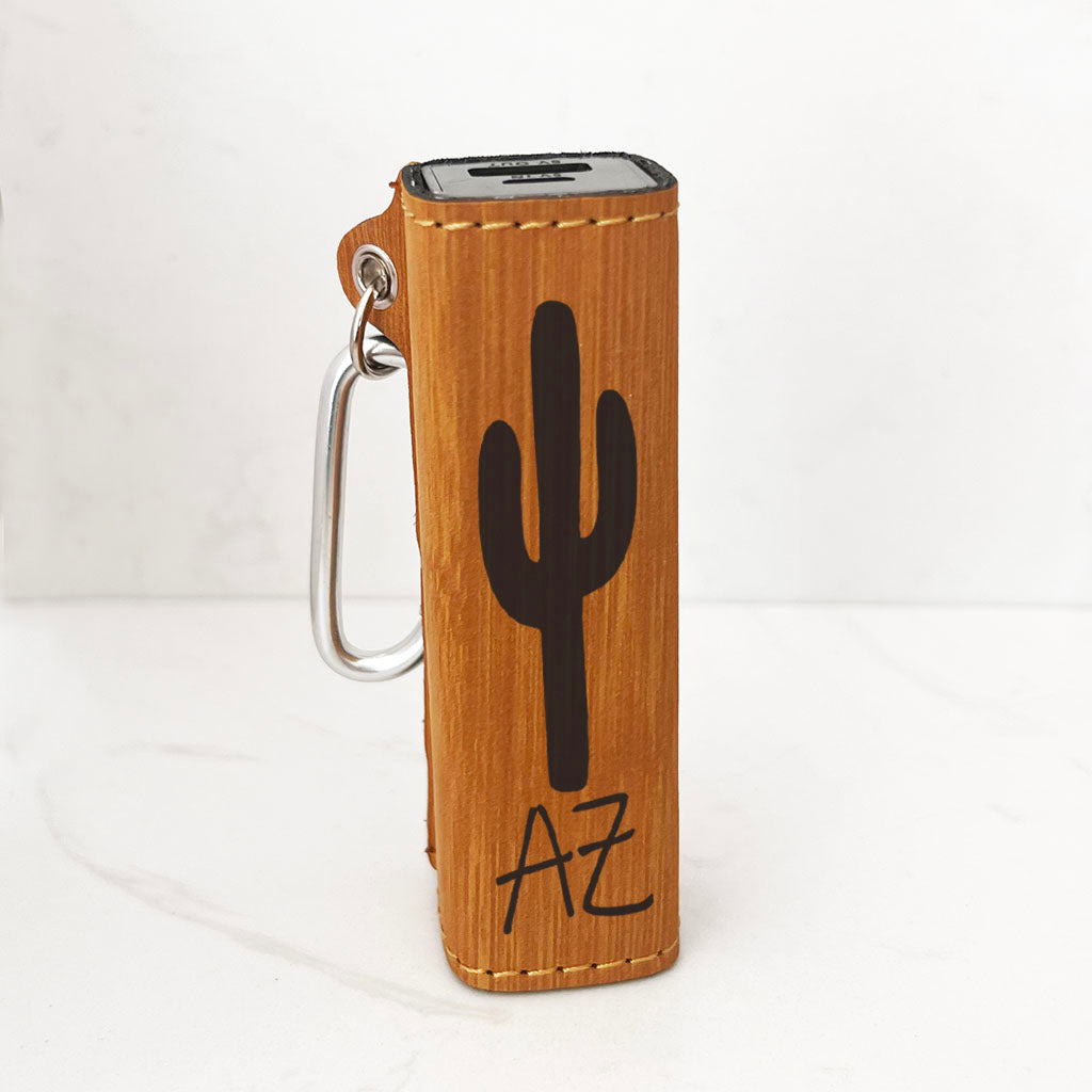 AZ Cactus Leatherette Power Bank