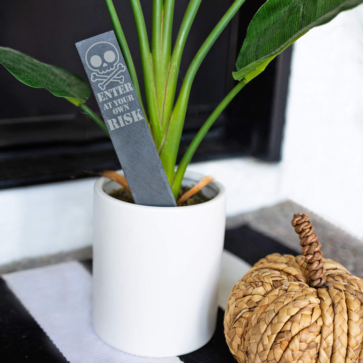 Halloween Slate Garden Markers - Set of 3