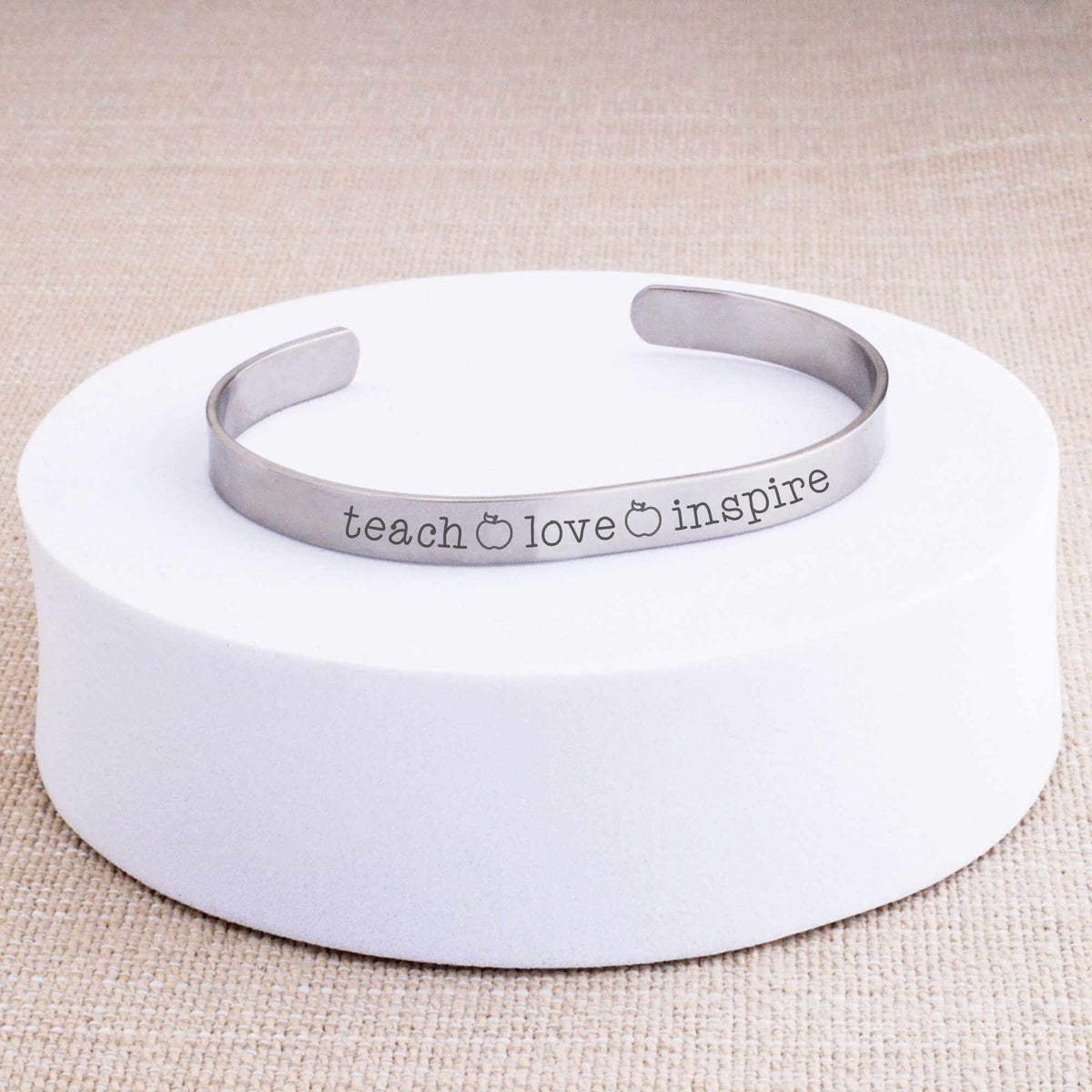 Teacher Appreciation Gift - Cuff Bracelet