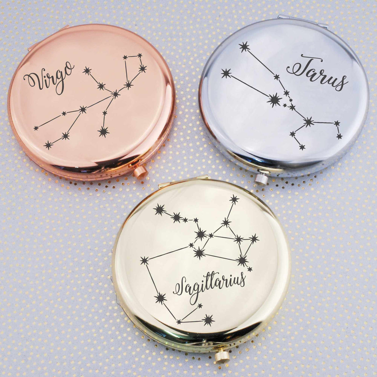 Custom Constellation Pocket Mirror