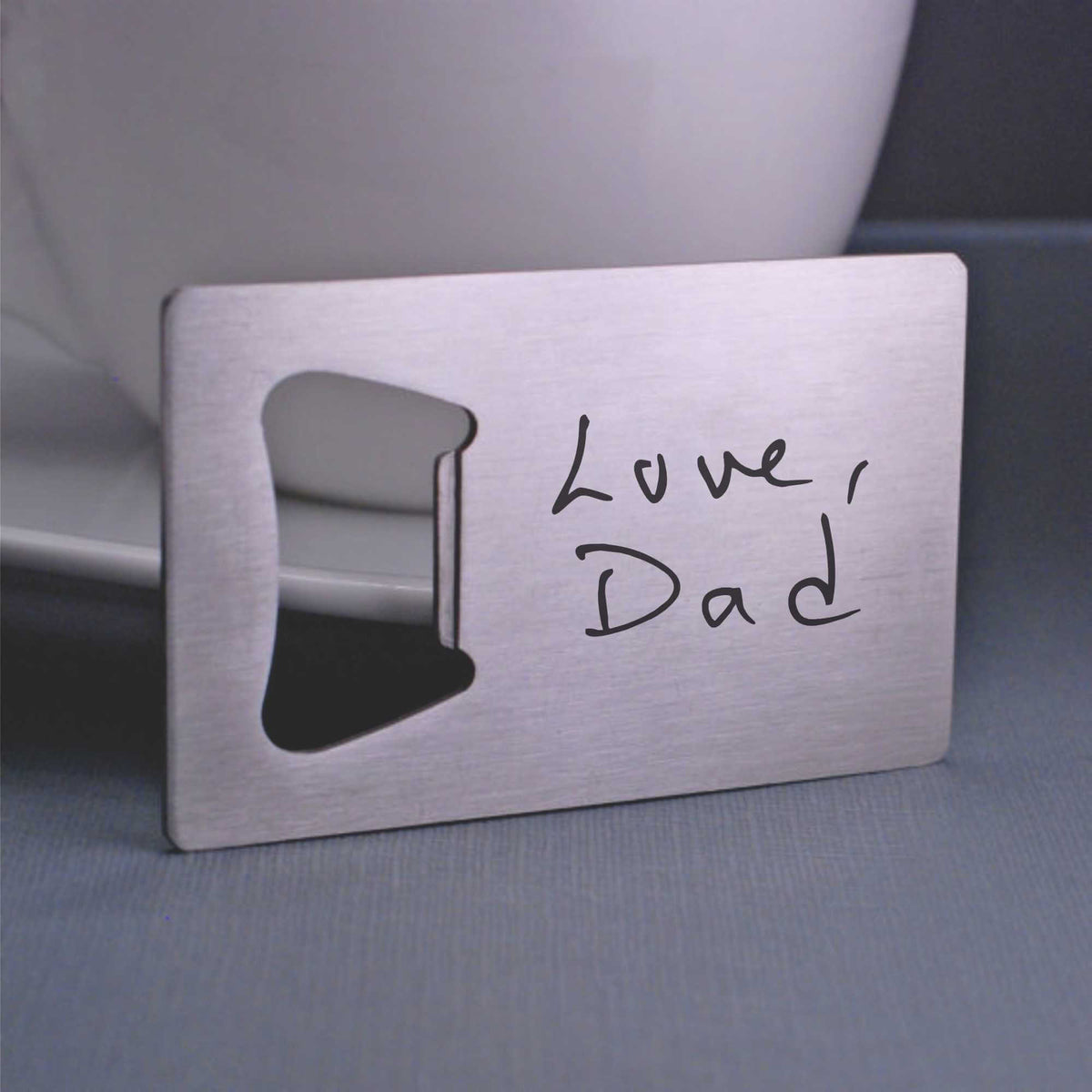Custom Handwriting Bottle Opener
