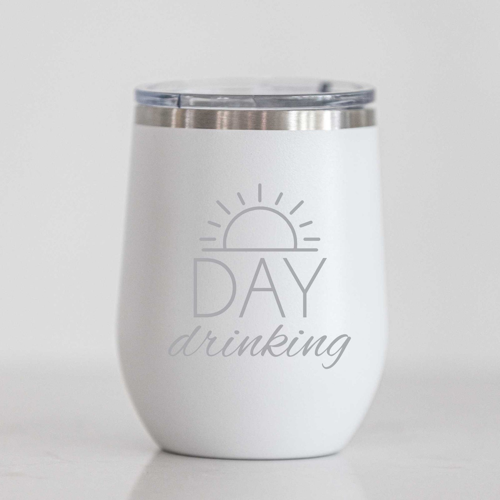 Day Drinking Wine Tumbler - 12 oz.