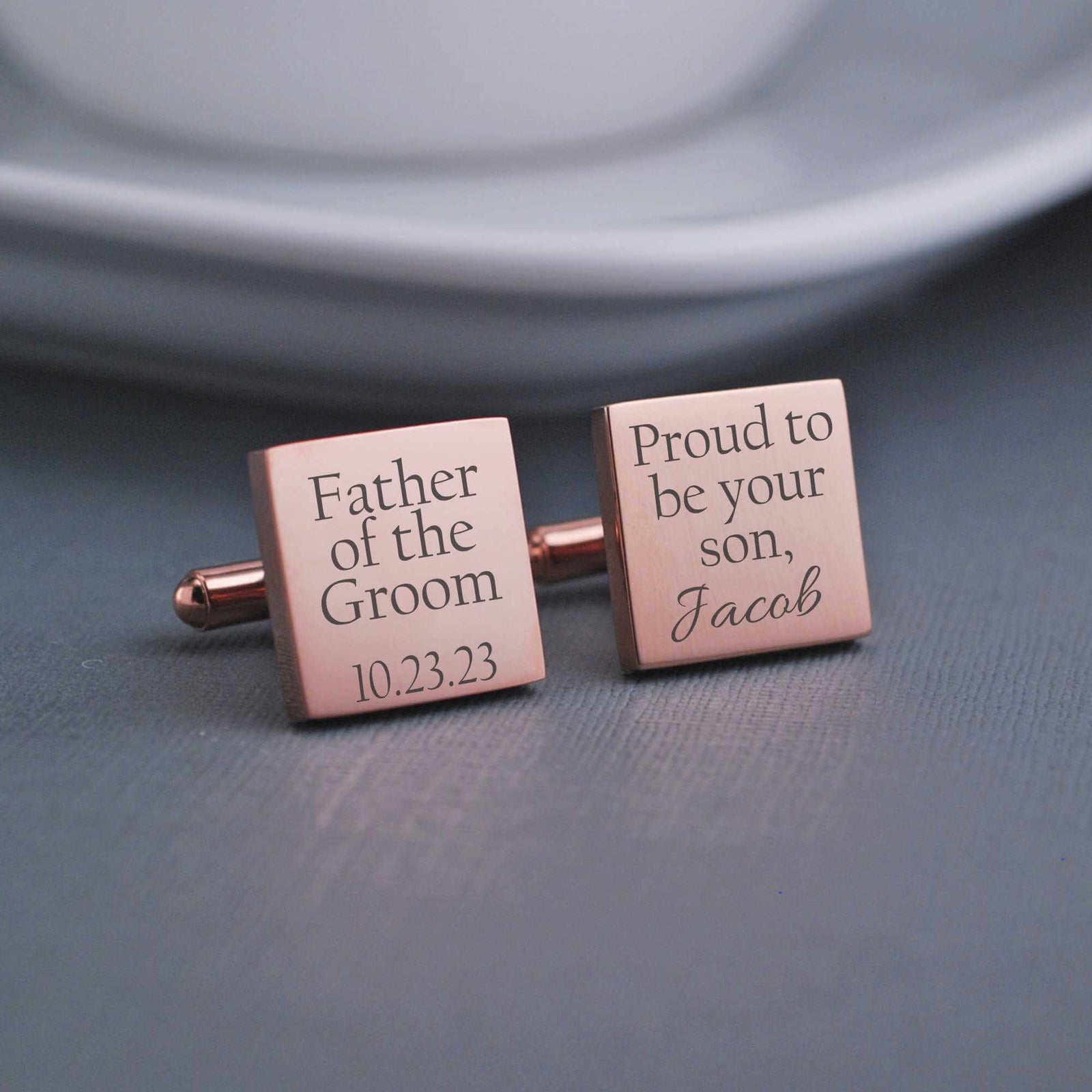 Proud to Be Your Son - Father of Groom Cufflinks