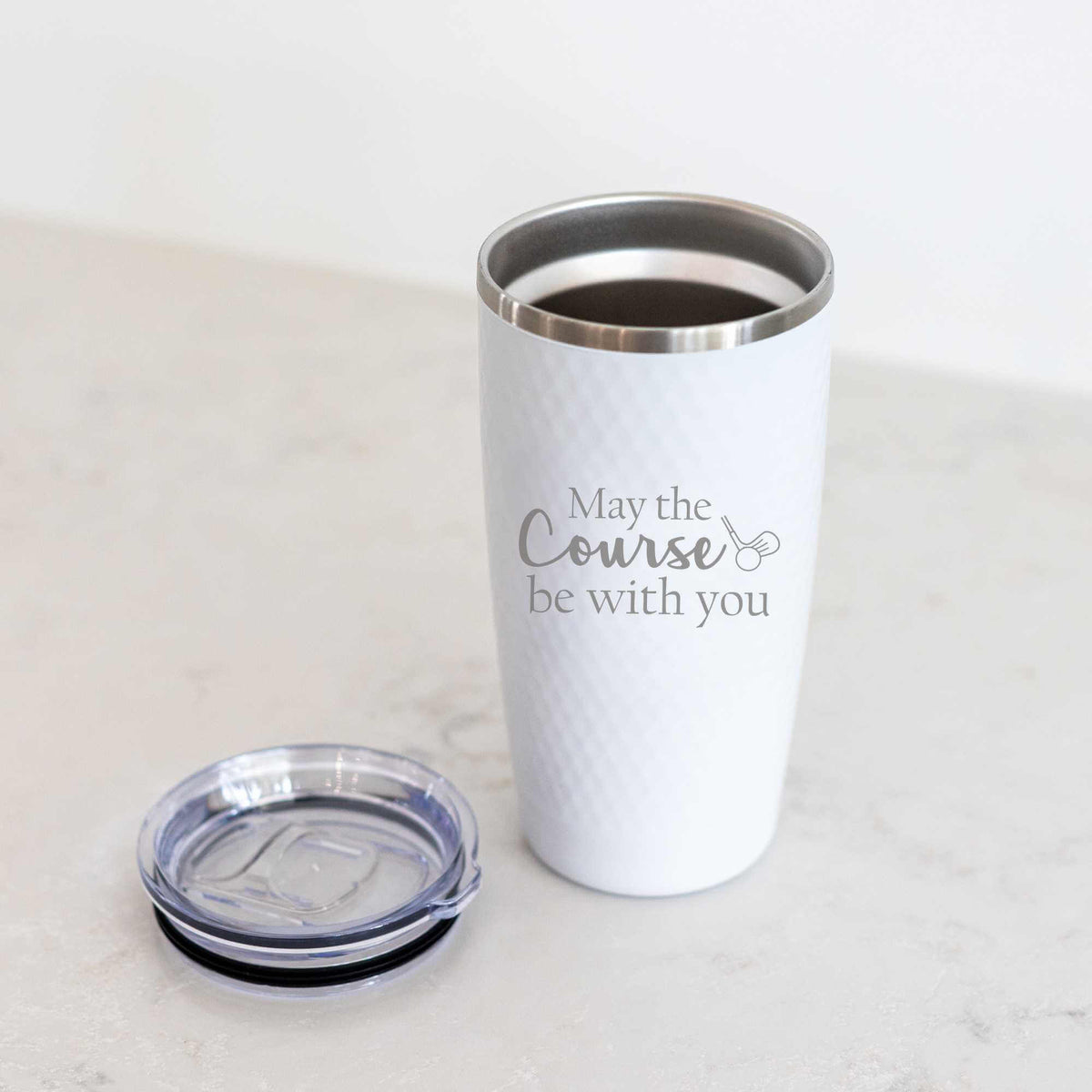 May the Course Be With You - Insulated Golf Tumbler - 20 oz.