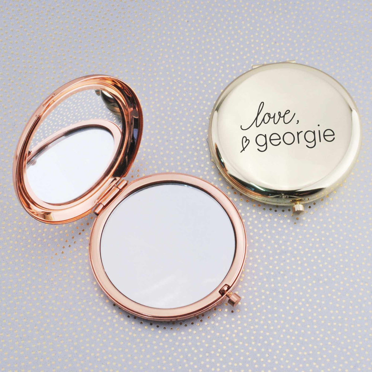 Pocket Mirror with Business Logo