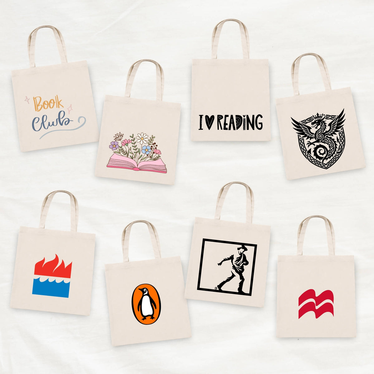 Book Club Design-Your-Own Book Bag Bar in The Lab
