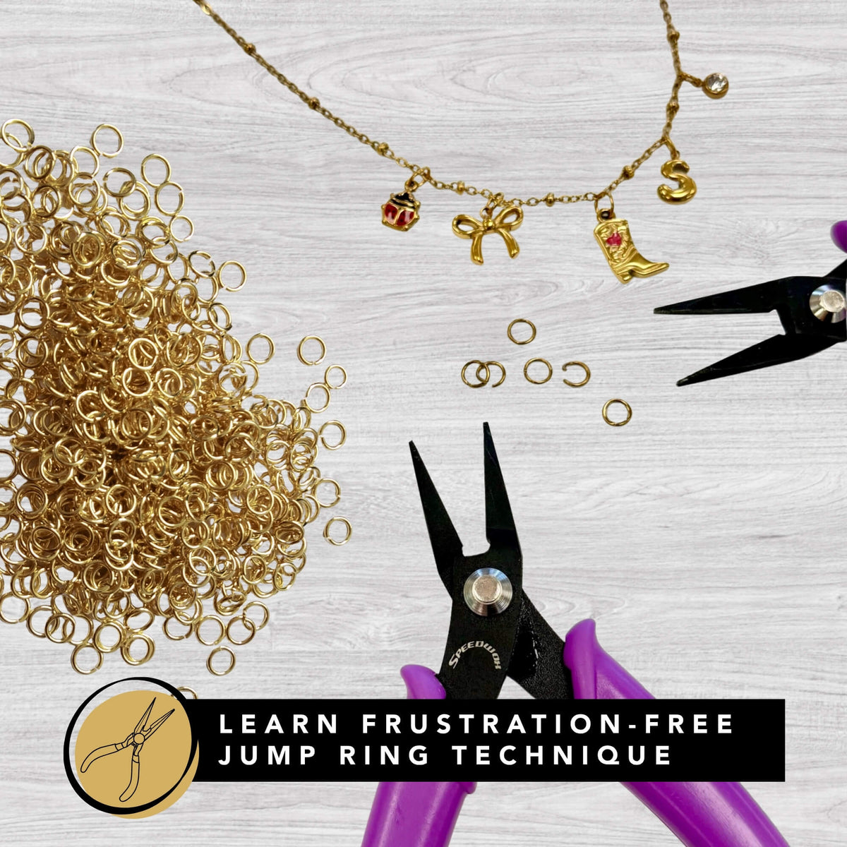 Jewelry Class: Learn to Make a Charm Necklace or Bracelet