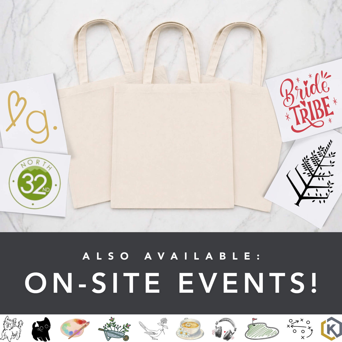 Design-Your-Own Tote Bag Bar