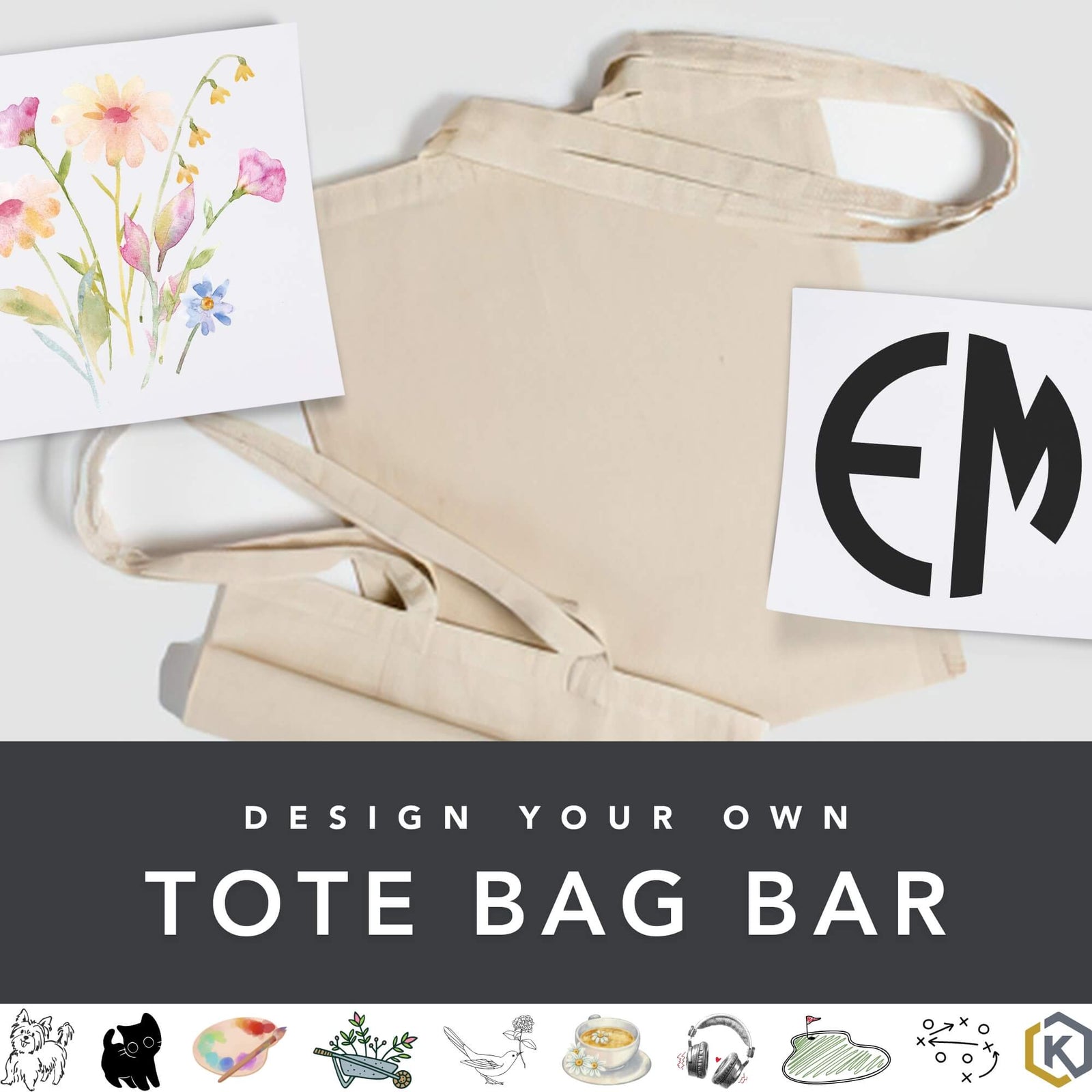 Design-Your-Own Tote Bag Bar
