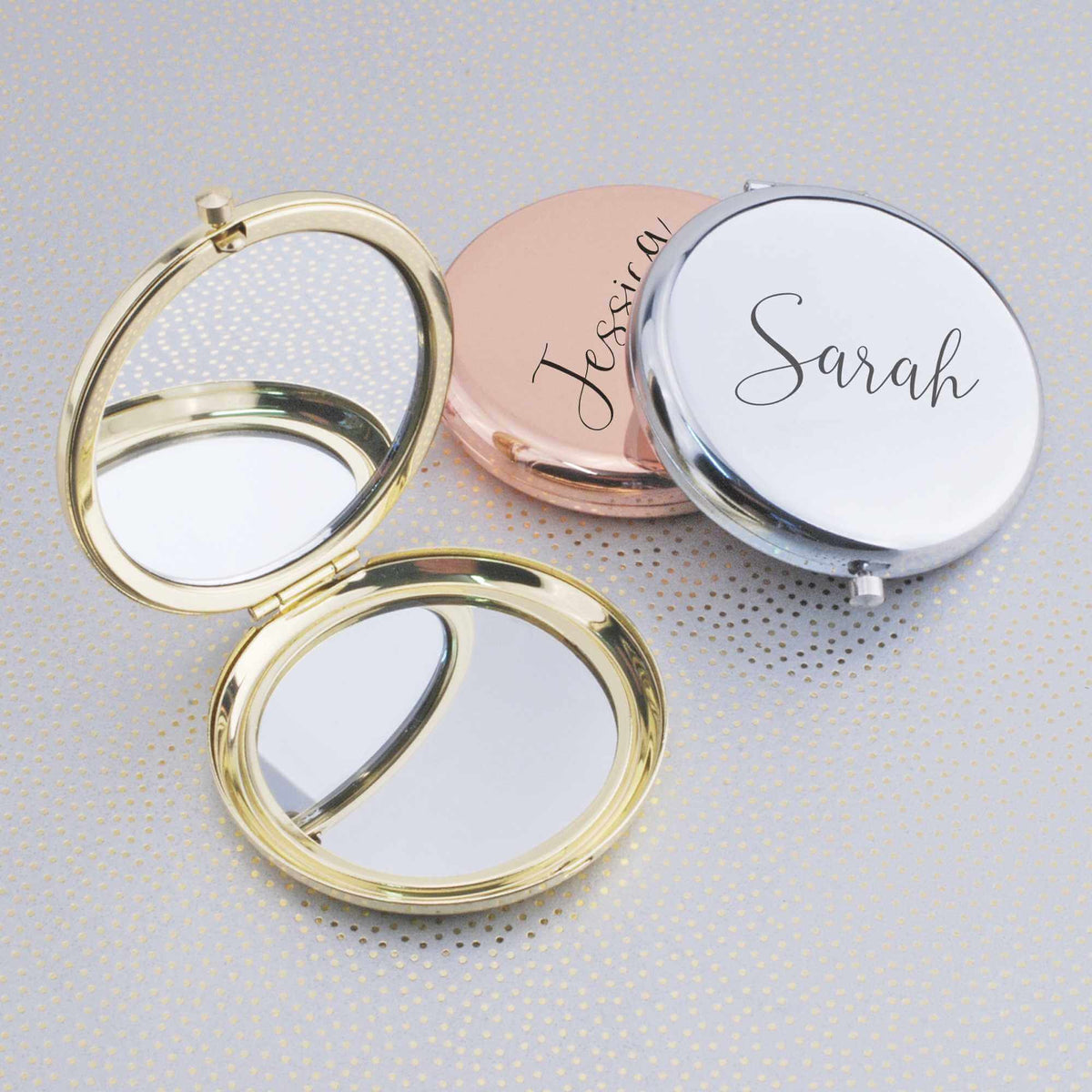 Compact Mirrors for Bridesmaids