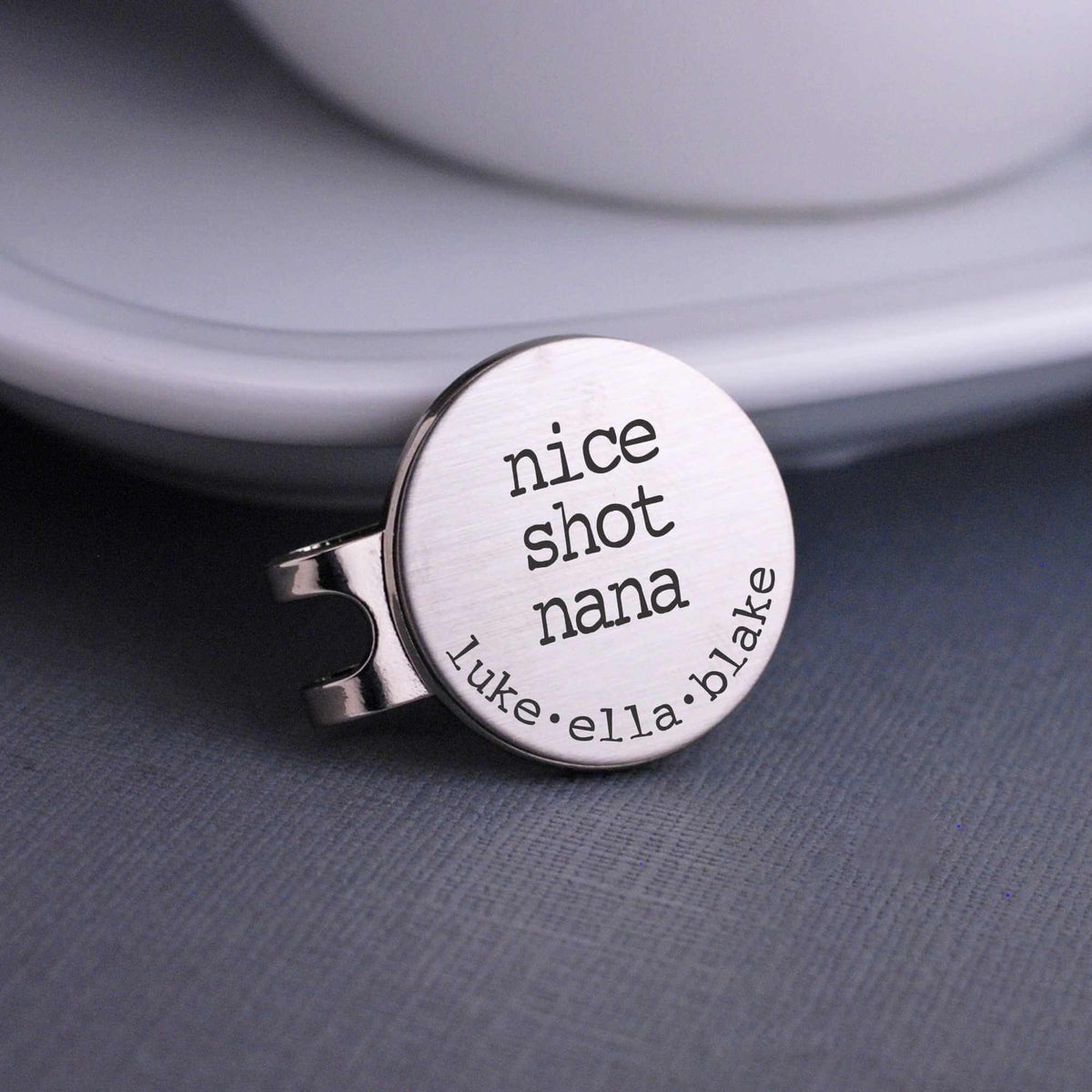 Golf Ball Marker - Nice Shot Mom