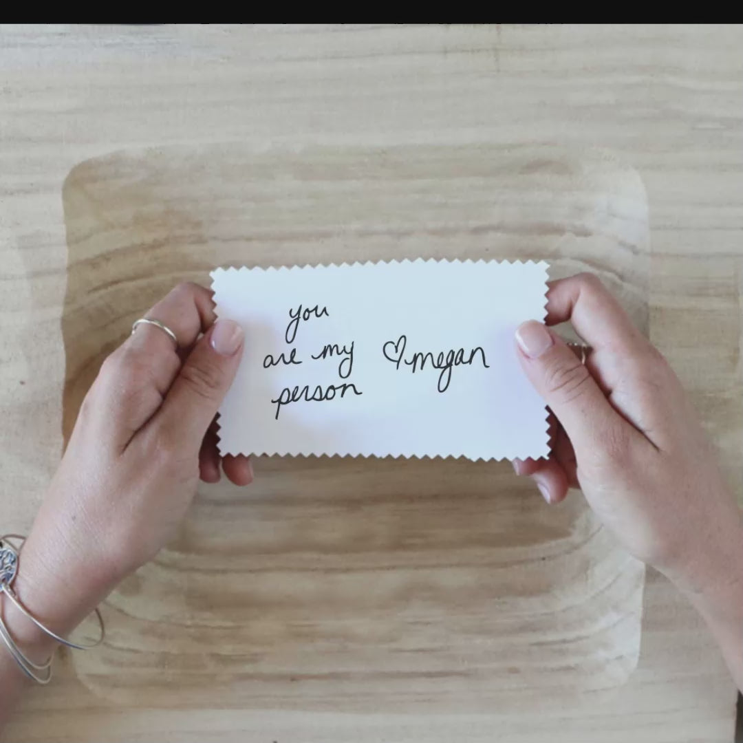 Custom Handwriting Cufflinks